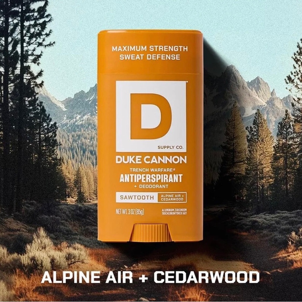 Duke Cannon Sawtooth Alpine Air & Cedarwood Men’s Antiperspirant Deodorant